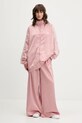Παντελόνι φόρμας adidas Originals Wide Leg Pants KC8815 ροζ AW25