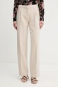 Marciano Guess spodnie BESSY z elastanem beżowy 5BGB05.7346A