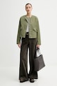 Велюрові штани Sessun 25107029 зелений AW25
