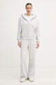 Tommy Hilfiger trenirka ženska z bombažem UW0UW06180 siva SS26