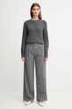 Pepe Jeans spodnie z domieszką wełny PL2100009 szary AW25