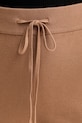Twinset spodnie dresowe brązowy 252TP3408