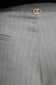 Twinset pantaloni din lână gri 252TP2632