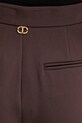 Twinset pantaloni marrone 252TT2381