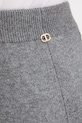 Twinset pantaloni de trening din lână 252TT3352 gri