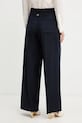 Abbigliamento Twinset pantaloni con lana 252TT212A blu navy