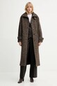 MAX&Co. spodnie z wełną 2526136022200 brązowy AW25