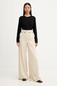 MAX&Co. spodnie 2526136124200 beżowy AW25