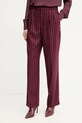 Vlnené nohavice MAX&Co. chinos burgundské 2528136022200