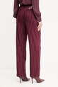 Oblečenie Vlnené nohavice MAX&Co. 2528136022200 burgundské