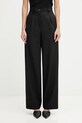 Nohavice Fiorucci Wide Leg Tailored Wool látka čierna W02FPBPA464WO01BK01