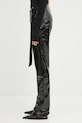Fiorucci spodnie Stretch Vinyl Straight Fit W25PFBPA014VN02BK01 czarny AW25