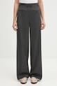 MM6 Maison Margiela gyapjú nadrág elasztánnal szürke S52KA0538.S47848.860M