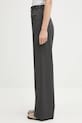 MM6 Maison Margiela gyapjú nadrág S52KA0538.S47848.860M szürke AW25