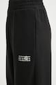 MM6 Maison Margiela spodnie dresowe bawełniane czarny S52KA0546.M25025.900