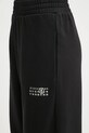 MM6 Maison Margiela spodnie dresowe bawełniane czarny S52KA0546.M25025.900