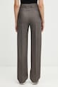 Clothing MM6 Maison Margiela wool trousers S62KB0247.M35636.001F brown