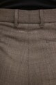MM6 Maison Margiela spodnie wełniane brązowy S62KB0247.M35636.001F