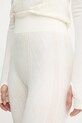 BOSS legginsy z dodatkiem wełny beżowy 50544396