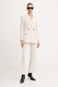 Marella spodnie sztruksowe Emme by Marella 2525136052200 beżowy AW25