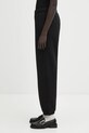 Anine Bing spodnie dresowe bawełniane karter A.03.11667 czarny AW25