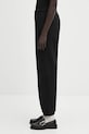 Anine Bing spodnie dresowe bawełniane karter A.03.11667 czarny AW25