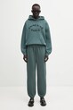 Памучен спортен панталон Anine Bing karter A.03.11675 зелен