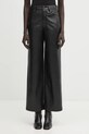 Anine Bing spodnie manon skóra naturalna czarny A.06.11292