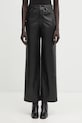 Anine Bing spodnie manon skóra naturalna czarny A.06.11292