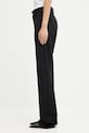 VETEMENTS wool blend trousers Fitted Tailored WH76TP300SB black AW25