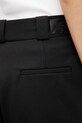 VETEMENTS spodnie z wełną Fitted Tailored czarny WH76TP300SB