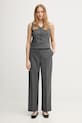 Tommy Hilfiger spodnie WW0WW47550 szary AW25