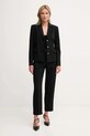 Kalhoty Tommy Hilfiger WW0WW48355 černá AW25