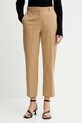 Calvin Klein spodnie z elastanem zielony LV044B916G