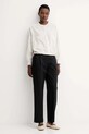 Παντελόνι Calvin Klein LV044D664G μαύρο AW25