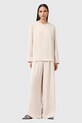 Παντελόνι AllSaints LEANNE μεσαία λευκό W015TD