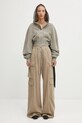 Rick Owens DRKSHDW cotton trousers Double Cargo Jumbo Belas DS02E7324.CFL beige