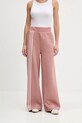 adidas Originals spodnie dresowe 3 Stripes dzianina pomarańczowy JW3621