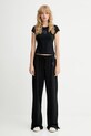 Хлопковые спортивные штаны Karl Lagerfeld Jeans A4W10080 чёрный AW25