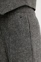 Pedro del Hierro spodnie z domieszką wełny szary 7602535