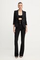 Elisabetta Franchi pantaloni PA13257E2 negru AW25