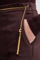 Hlače Elisabetta Franchi bordo PA14157E2