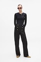 Karl Lagerfeld pantaloni negru A4W10110
