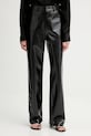 ISABELLE BLANCHE pantaloni drept negru IS25FW.P030.T006
