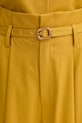 Nohavice s prímesou vlny ISABELLE BLANCHE žltá IS25FW.P036.T002