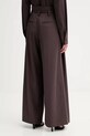 Oblačila Hlače s primesjo volne ISABELLE BLANCHE IS25FW.P036.T002 bordo
