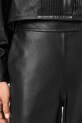 Îmbrăcăminte AllSaints pantaloni de piele ASH W028TD negru