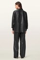 AllSaints pantaloni de piele ASH W028TD negru