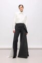 Karl Lagerfeld spodnie czarny A4W10131