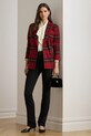 Lauren Ralph Lauren spodnie z elastanem czarny 200951577